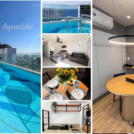 Rooftop com piscina, conforto a 15 min de Copacabana, ao lado do Museu do Amanhã-2